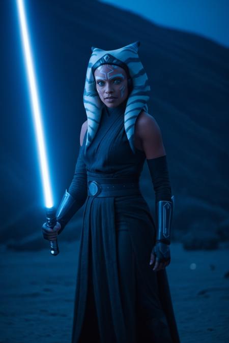 00010-4135722844-cinematic film still ahsoka tano at kamino holding white lightsabers during lightsaber fight, full body shot _lora_Ahsoka_Tano_X.png